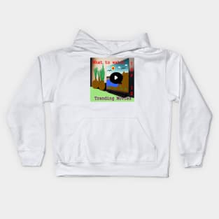 What to Watch on TV (White Background) Kids Hoodie